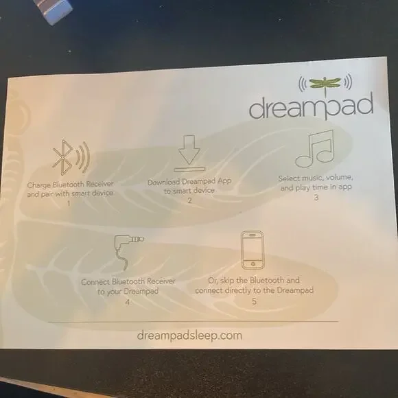 Dreampad Slim Support Music Sound Pillow with Wireless Receiver ADHD Support